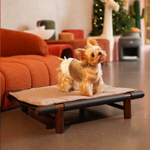 Camas para Mascotas Plegables de Madera Maciza con Logotipo Personalizado, Camas Elevadas de Lujo para Perros y Gatos, Lavables, para Mascotas Pequeñas y Grandes, Venta al Por Mayor - Product Image 1