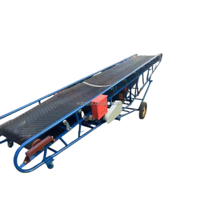 Kum ve çakıl yüksek QualityBelt konveyörler için ayarlanabilir hız paslanmaz çelik kemer ile toptan görev kauçuk konveyörler - Product Image 3