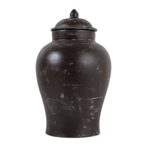Vaso Decorativo in Terracotta con Coperchio per Arredamento Soggiorno, Vaso per Fiori Casual per Camera da Letto, Casa e Ufficio, Elegante - Product Image 5