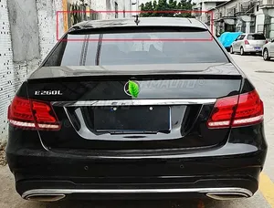 สปอยเลอร์หลังสำหรับรถยนต์เมอร์เซเดสเบนซ์ E-Class W212 E180 E200 ซีดาน 4 ประตู ปี 2008-2015 ชุดแต่งสปอยเลอร์ฝากระโปรงท้ายรถยนต์ ชิ้นส่วนภายนอก - Product Image 5