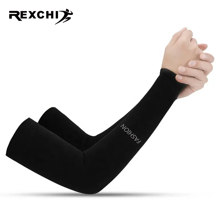 REXCHI HB04 Hand cover Ice Silk Fabric Sun Protection Breathable Plain Sports Cycling Fishing Camping Uv Arm Sleeve