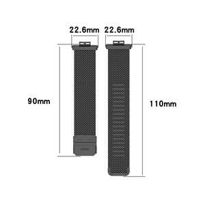 Correa de reloj milanesa magnética de acero inoxidable para <span class=keywords><strong>Huawei</strong></span> Watch <span class=keywords><strong>Fit</strong></span> Strap en stock - Product Image 4