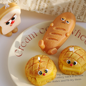 เทียนหอมรูปอาหารน่ารักจาก Novelty <span class=keywords><strong>Bakery</strong></span> เทียนไขถั่วเหลืองสำหรับงานวันเกิด ของตกแต่งบ้านสุดเก๋ - Product Image 2