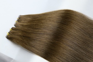 Extensiones de Cabello de Alta Calidad, Trama Doble, Genius Weft 2024 # 4 Colores, 14 Pulgadas, Recto, Se Puede Cortar a Voluntad - Product Image 3