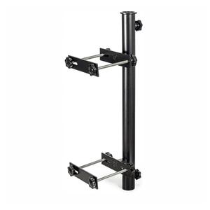 Soporte de metal <span class=keywords><strong>con</strong></span> recubrimiento en polvo negro resistente personalizable para paraguas al aire libre, poste de bandera, patio, Patio, Clip de montaje en cubierta - Product Image 1