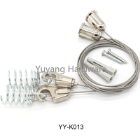 Kit de suspension YUYANG YY-K013 en cuivre et laiton avec câble métallique, forte résistance à la traction et crochet pour système de suspension chinois