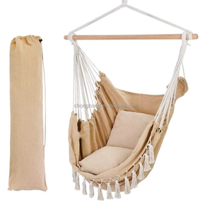 <span class=keywords><strong>Hamac</strong></span> d'extérieur en Poly coton, lit-balançoire de jardin, d'intérieur et d'extérieur - Product Image 4