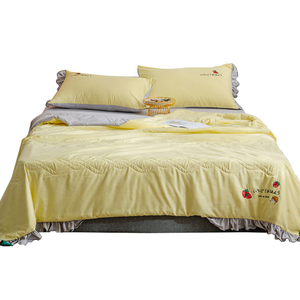 Four-piece Set Quilt Luxury 100% Cotton <strong>Bedding</strong> Set Summer <strong>Cool</strong> Mulberry Silk Duvet Cover Set Bed <strong>Sheet</strong> 100% Cotton Hotel - Product Image 1