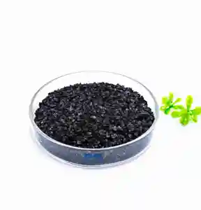 Ácido húmico de cristal negro, producto de ácido húmico, copos de Humate de cerámica o fertilizante eléctrico, novedad