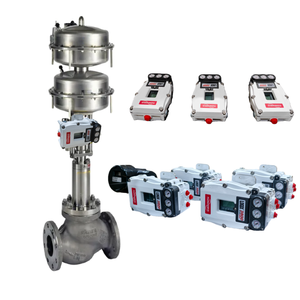 วาล์วควบคุมลมแบบสแตนเลสทนอุณหภูมิต่ำ C Flowserve Logix 3800 ซีรีส์ 3821 พร้อมตัวกำหนดตำแหน่งวาล์วและใบรับรอง EAC - Product Image 1