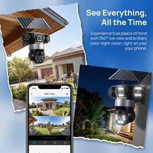 กล้อง PTZ 6MP 4G เลนส์สามตัว ขายส่งจากโรงงาน ปรับแต่งได้ตามต้องการ ติดตามด้วย AI ภาพสีกลางคืนคมชัด ราคาถูก - Product Image 3