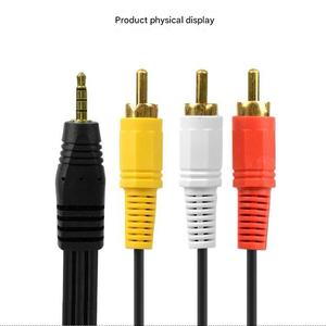 <span class=keywords><strong>Cable</strong></span> de <span class=keywords><strong>Audio</strong></span> y <span class=keywords><strong>Video</strong></span> Compuesto <span class=keywords><strong>RCA</strong></span> de 3.5mm a 3 <span class=keywords><strong>RCA</strong></span>, 1.5m, Macho a Macho, Conector de <span class=keywords><strong>Audio</strong></span> y <span class=keywords><strong>Video</strong></span> - Product Image 2