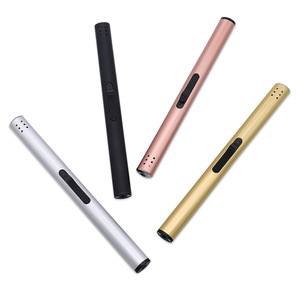 Aluminum Alloy Kitchen <b>Lighter</b> Piezoelectric Ignition Windproof For Candle Aromatherapy Tools Household Use - Product Image 1