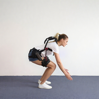 Dispositif de sécurité et de protection commutable à exosquelette passif en métal haute résistance pour soulever des objets lourds jusqu'à 20kg