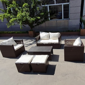 Offre Spéciale : Fauteuil <span class=keywords><strong>en</strong></span> Osier Personnalisable – Ensemble Canapé et Chaises <span class=keywords><strong>de</strong></span> Patio <span class=keywords><strong>en</strong></span> Rotin PE Polyvalent <span class=keywords><strong>pour</strong></span> Hôtels - Product Image 4