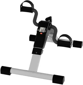 Onsersports pedal de pé ajustável, pedal de mini ciclo para exercício em casa e braço sob mesa para idosos