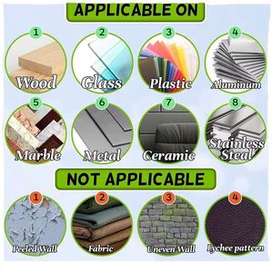 Bande auto-agrippante en nylon robuste et écologique de 20 mm x 8 m, polyvalente pour tapis de voiture et vêtements, avec adhésif - Product Image 4
