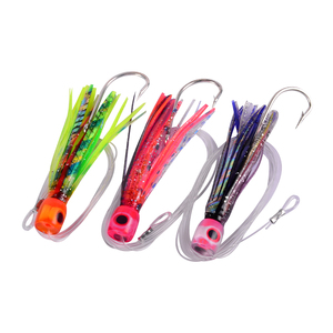 Esche artificiali morbide in PVC Topwater Swim Baits Octopus Skirts <span class=keywords><strong>per</strong></span> la pesca di Zander, Luccio, Merluzzo, Salmone, Spigola, Carpa in acqua dolce - Product Image 3