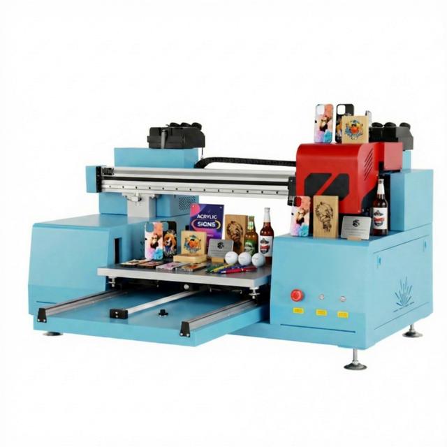 Refinecolor A1 Large Format 6090 Uv Flatbed Printer Uv Dtf Pet Film Uv Printer for Acrylic Wood Glass Metal Pen Pvc