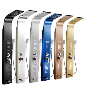 ชุดฝักบัวติดผนังแบบครบชุดสำหรับห้องน้ำ พร้อมแผง<span class=keywords><strong>ฝักบัว</strong></span>แบบคอลัมน์ ผู้ผลิตแผง<span class=keywords><strong>ฝักบัว</strong></span>แบบฝังผนัง พร้อมก๊อกน้ำ - Product Image 1