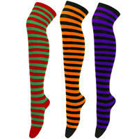 Bas européens et américains Chaussettes à rayures japonaises pour femmes COSPLAY Anime Chaussettes pour femmes Chaussettes de Noël