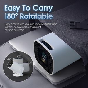 <span class=keywords><strong>Nice</strong></span> Design 150ANSI Lumens LED/LCD Vidéo Android 14.0 Smart Mini Taille HD 720P Projecteur pour Home <span class=keywords><strong>Cinéma</strong></span> - Product Image 6