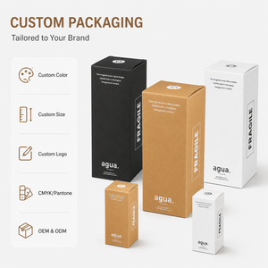 Cajas de Cartón Kraft Reciclables y Ecológicas con Logotipo Personalizado, Laminación UV Mate, Texto de Marca y Opciones Personalizables - Product Image 3