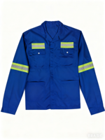Hi Viz Vêtements de travail de charpentier réfléchissants Combinaisons de travail de mécanicien pour hommes Vêtements de travail 2 pièces