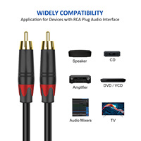 SPDIF TV 5,1 canales TV digital a amplificador Altavoz Subwoofer Cable de conexión RCA Cable de audio coaxial