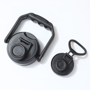 Bouteille d'eau isotherme en acier inoxydable à double paroi personnalisée pour le sport et les voyages en plein air, avec poignée et couvercle à vis - Product Image 6