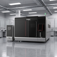 DEREK DF3015S Découpeuse laser à fibre CNC entièrement fermée 6000W avec composants HIWIN, source IPG pour acier au carbone et acier inoxydable de 25 mm