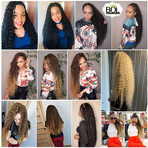 <span class=keywords><strong>Extensiones</strong></span> <span class=keywords><strong>de</strong></span> <span class=keywords><strong>Cabello</strong></span> <span class=keywords><strong>Orgánico</strong></span> Rizado con Ondas <span class=keywords><strong>de</strong></span> Agua CALYIA, Paquetes <span class=keywords><strong>de</strong></span> 32 Pulgadas <span class=keywords><strong>de</strong></span> Largo, <span class=keywords><strong>Cabello</strong></span> Rubio Ombre para Mujer, Resistente al Calor - Product Image 6