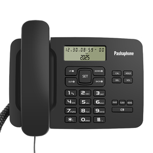 <span class=keywords><strong>Téléphone</strong></span> <span class=keywords><strong>Fixe</strong></span> Filaire de Bureau avec Identification de l'Appelant, Appel Mains Libres et Réglage du Volume, pour Maison et Bureau - Product Image 1
