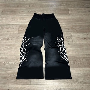 Pantalones Deportivos Personalizados con Logotipo OEM 2025, Pantalones Deportivos Holgados de Pierna Ancha de Alta Calidad para Hombre, Pantalones Deportivos de Talla Grande con Estampado Digital - Product Image 2