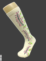 Chaussettes de compression pour mollets larges, taille plus, 20-30 mmHg, vente en gros, fabricant OEM, bas de contention extra larges jusqu'au genou