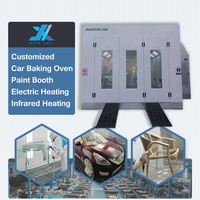 Four de séchage automobile JX avec ventilateurs d'air de 4 kW et 7,5 kW pour cabine de peinture