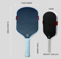 YDXJ-001 B-stick Pickleball de qualité professionnelle, cinqième génération, standard, tendance, noyau en mousse EPP Eva pressé à chaud, 16 mm