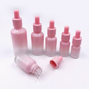 Botellas de Vidrio con Gotero en Degradado Rosa de 10 ml, 20 ml, 30 ml, 50 ml, 100 ml con Goteros de Vidrio para Envasado de Aceites Esenciales y Cosméticos - Product Image 3