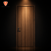 Porte intérieure en bois moderne Mexin, pré-montée avec cadre, isolation phonique, porte de chambre pour appartement, rénovation de maison