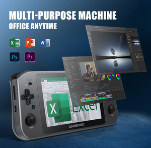 Anbernic คอนโซลเกมมือถือ Win600 Win10พีซี/อบไอน้ำ <span class=keywords><strong>OS</strong></span> 5.94 "หน้าจอสัมผัส4500mAh HD เอาต์พุตเกมพีซีวิดีโอย้อนยุค - Product Image 3