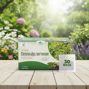 ชาสมุนไพรดิบพรีเมียม 100% คลีสโตคาลิกซ์ เนอร์โวซัม 2 กรัม ปู๋โถว เวียดนาม ช่วยป้องกันและรักษาโรคเกาต์ ยี่ห้อ NMPT - Product Image 1