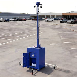 Tour de sécurité à déploiement rapide, tour CCTV portable pour la sécurité des sites - Product Image 1