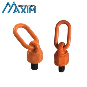 Lớp 80 phổ xoay hoist Vòng thép carbon xoay nâng Eye Bolt với vòng hộp carton bao bì - Product Image 1