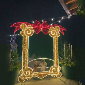 Statue de Père Noël géante 3D LED ondulante 2026 – Décoration de Noël pour centres commerciaux et parcs - Product Image 5