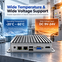 Hoogwaardige industriële mini-pc Celeron J1900 N2840 ventilatorloze industriële computer met 1x SODIMM DDR3 RAM-geheugenslot