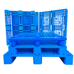 Paleta de plástico de una cara de 3 corredores de 1200x1000mm, gran oferta de paletas europeas ligeras para exportación y logística - Product Image 6