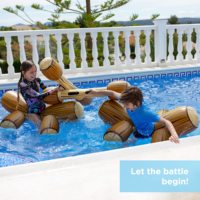 Jeu de joute gonflable OEM - Matériel PVC - Utilisation intérieure/extérieure - Capacité pour adultes et enfants