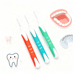 Brosses interdentaires colorées en forme de I, cure-dents pour l'élimination de la plaque <span class=keywords><strong>dentaire</strong></span>, hygiène buccale, brosse à dents interdentaire - Product Image 2
