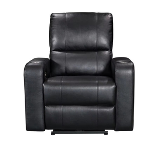 Sillón Reclinable Eléctrico de Cuero Negro CY para Cine en Casa, Sofá con Reposacabezas Eléctrico, Masaje de Lujo, Extensible, VIP, Sala de Cine - Product Image 3