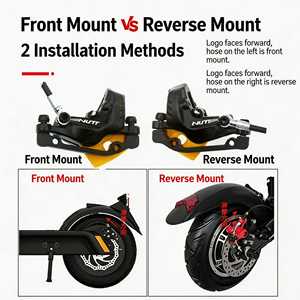 Freno de Disco Hidráulico Magnético de 4 Pistones NUTT para Scooter Eléctrico, Bicicleta Eléctrica Plegable, Bicicleta Eléctrica de Litio - Product Image 5